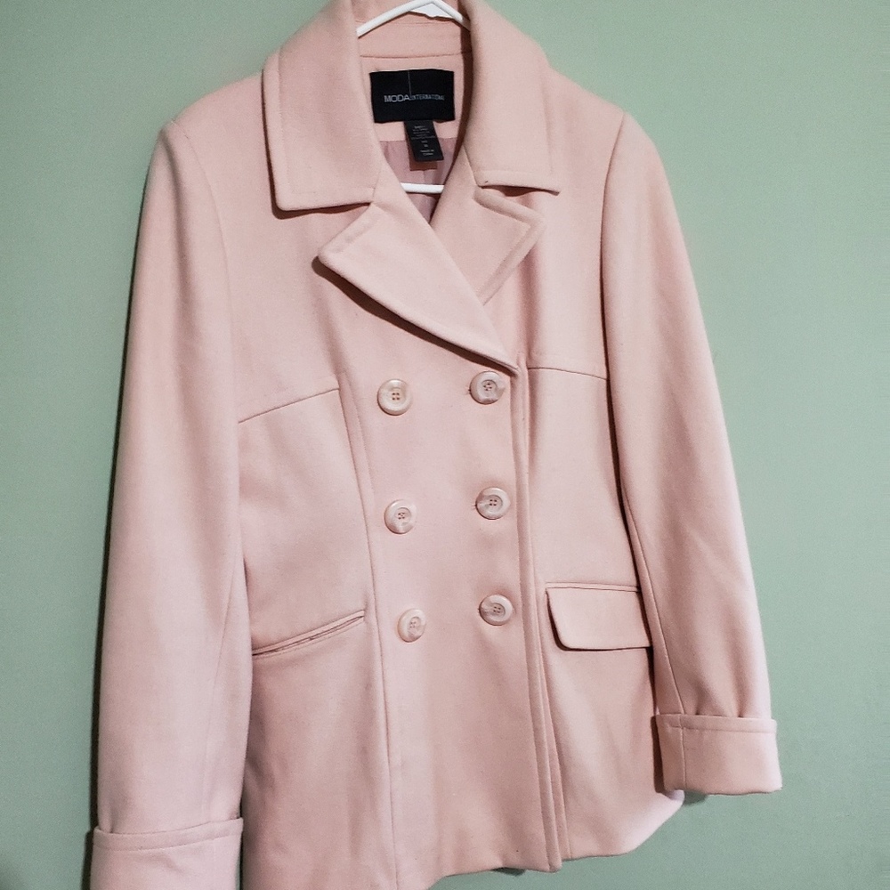 Moda International ° Pink Coat ° size M
